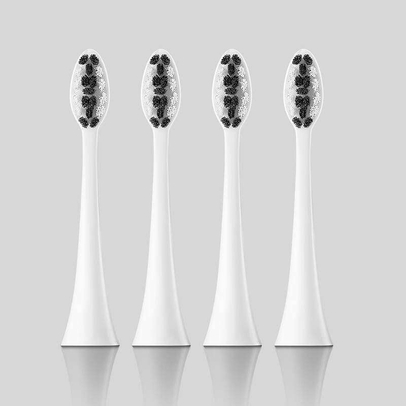 Đầu Bàn Chải Điện Lock&Lock, Electric Toothbrush Heads, 4Pcs - 2 Màu (Đen, Trắng) - ENR546 image number null